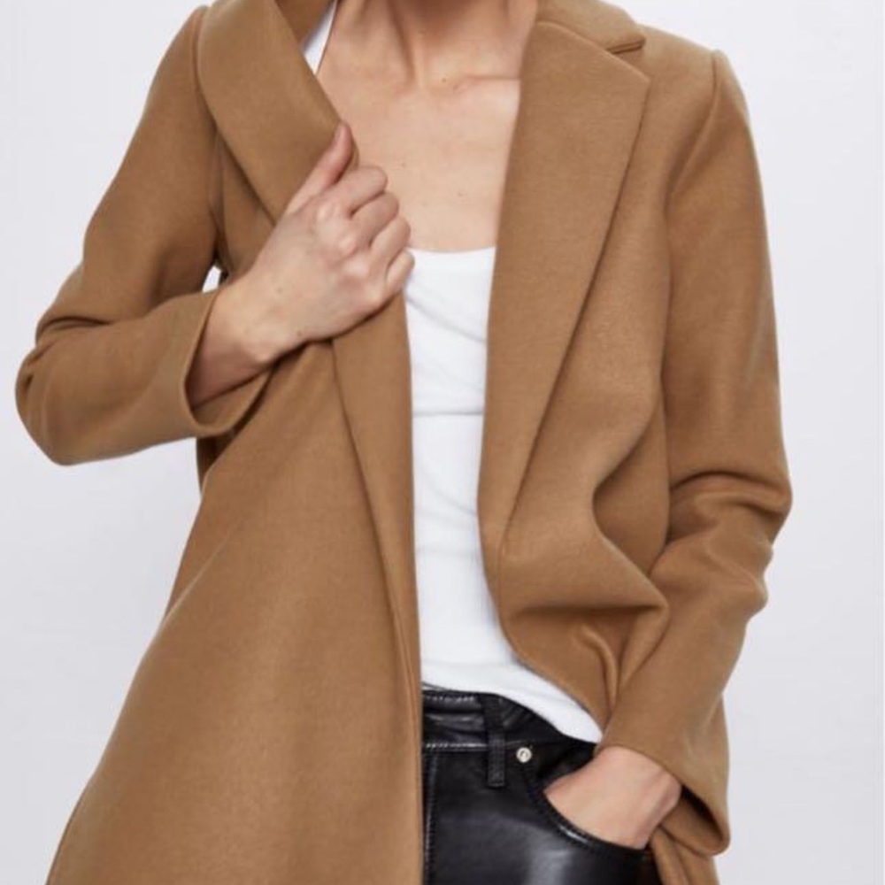Zara Basic Wool Coat Sx/S - image 5